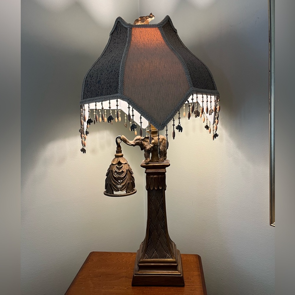 Elephant 4 way lamp.
